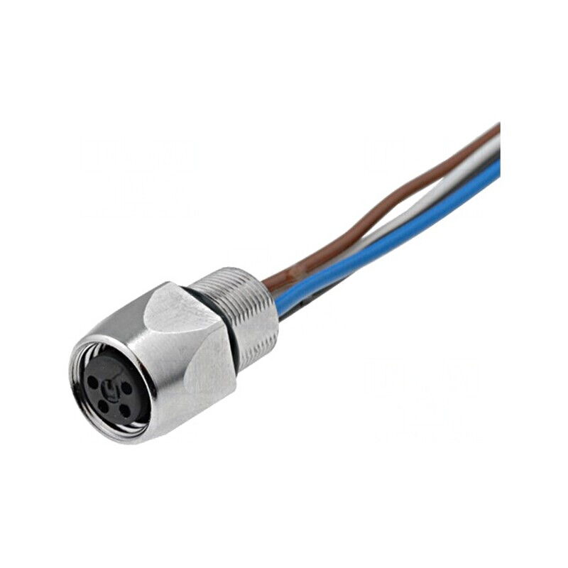 Conector M8 cu cabluri soclu 0,5m 4 PIN | Electronic-mag.ro | Componente Electronice Conector M8 cu cabluri soclu 0,5m 4 PIN | Electronic-mag.ro | Componente Electronice