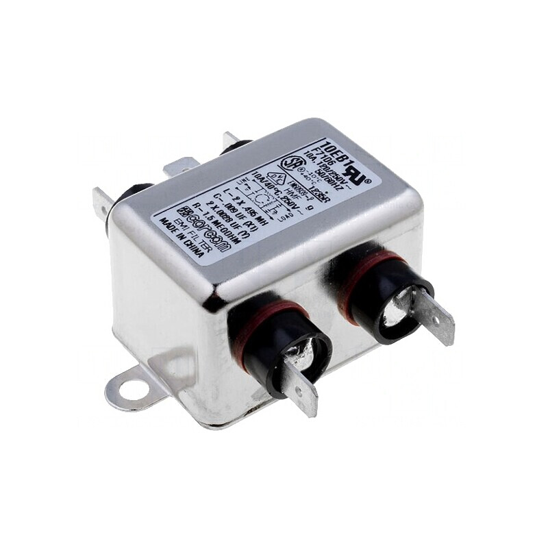 Filtru Anti-Interferențe Monofazat 250VAC 10A | Electronic-mag.ro | Componente Electronice