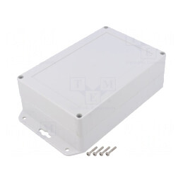 Carcasă Universală ABS Gri Deschis 120x180x60mm | Electronic-mag.ro | Componente Electronice