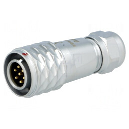 Mufă SF12 tată 7 pini IP67 4-6,5mm 5A 125V | Electronic-mag.ro | Componente Electronice
