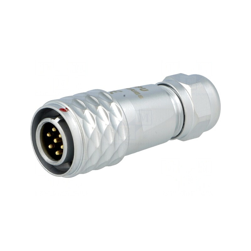 Mufă SF12 tată 7 pini IP67 4-6,5mm 5A 125V | Electronic-mag.ro | Componente Electronice