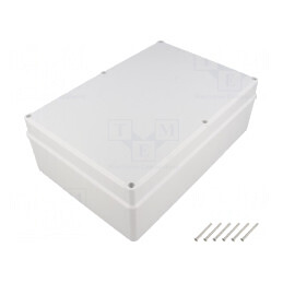 Carcasă Universală 190mm x 280mm x 95mm cu Bucșă Alamă | Electronic-mag.ro | Componente Electronice