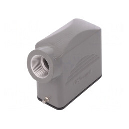 Carcasă pentru conectori HDC 10A cablu metal | Electronic-mag.ro | Componente Electronice