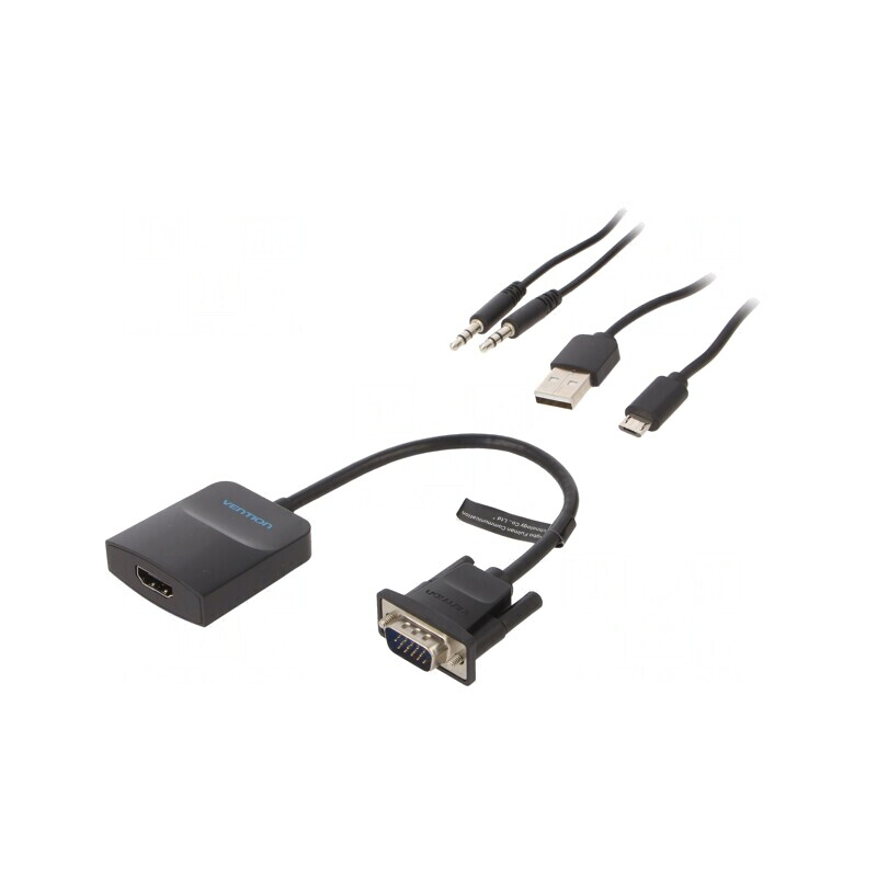 Convertor HDMI 1.4, 0,15m, Negru | Electronic-mag.ro | Componente Electronice