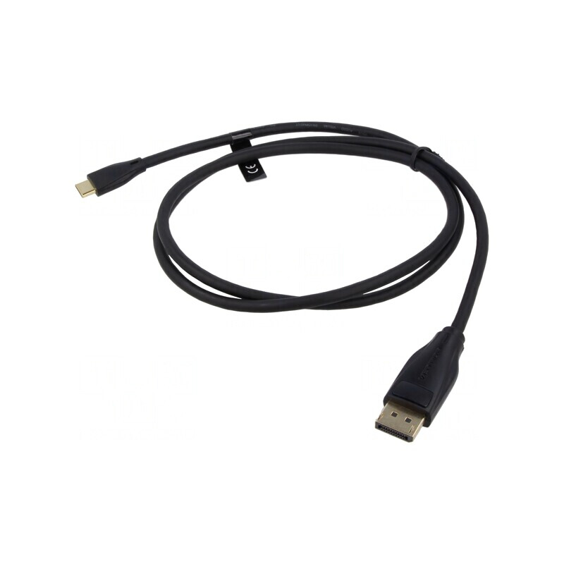 Adaptor DisplayPort la USB C Aurit 1m PVC | Electronic-mag.ro | Componente Electronice