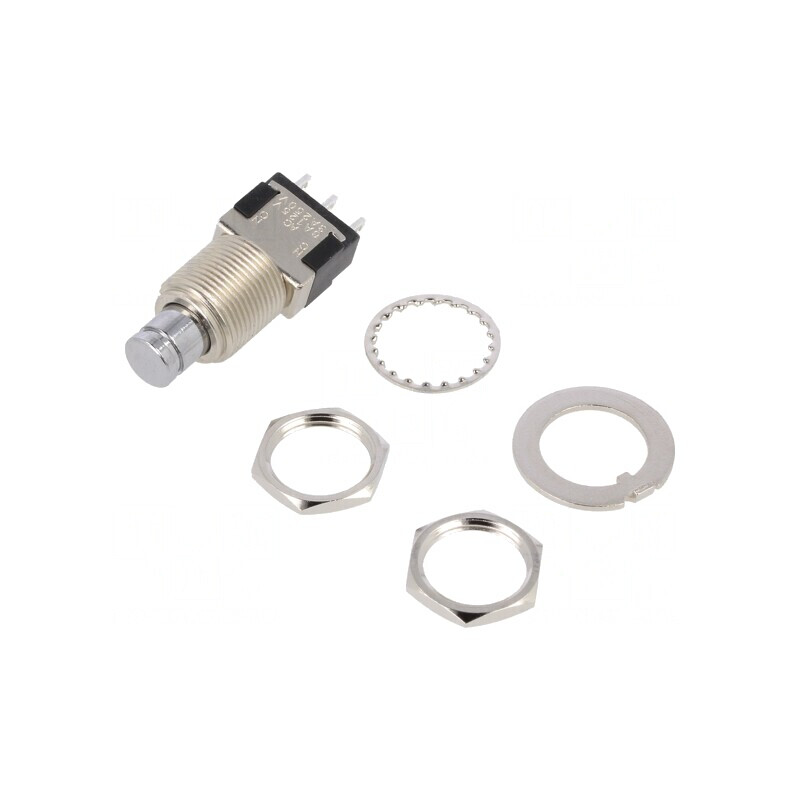 Comutator apăsare 2 SPDT 6A 125VAC 6VDC | Electronic-mag.ro | Componente Electronice