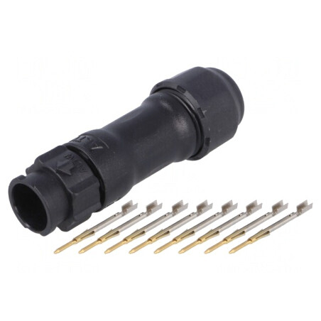 Conector Circular Tată Crimpat 8PIN 22-20AWG X-Lok | Electronic-mag.ro | Componente Electronice