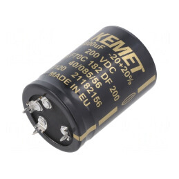 Condensator Electrolitic SNAP-IN 1800uF 200V Ø35x50mm ±20% | Electronic-mag.ro | Componente Electronice