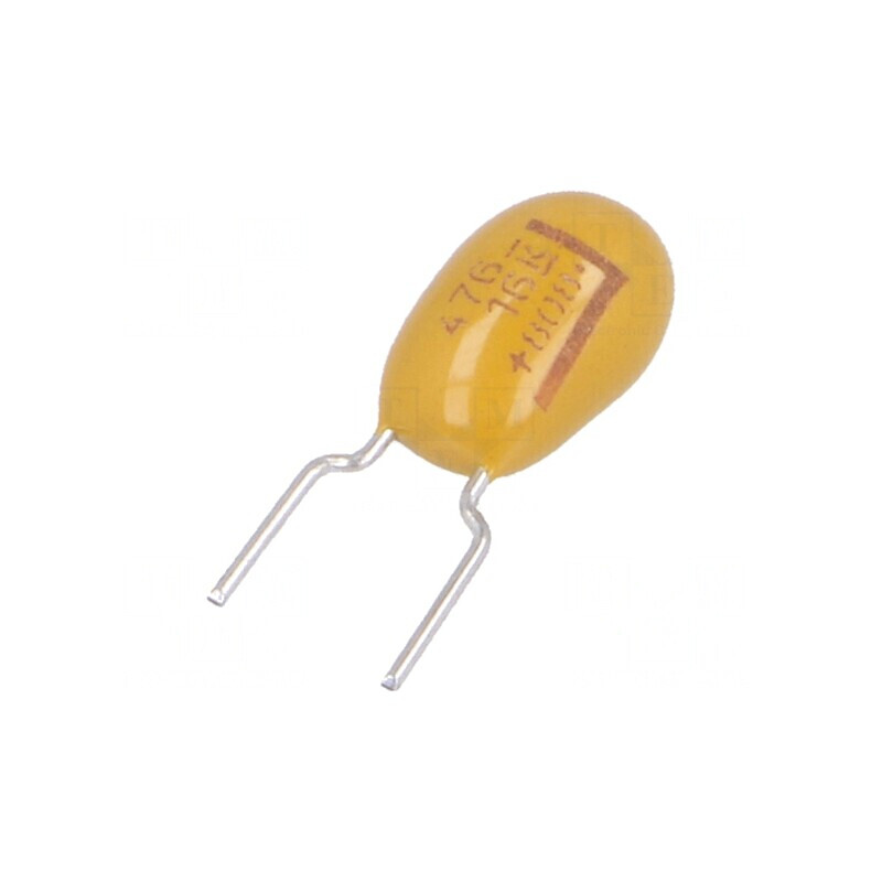 Condensator cu tantal 47uF 16V THT ±10% | Electronic-mag.ro | Componente Electronice