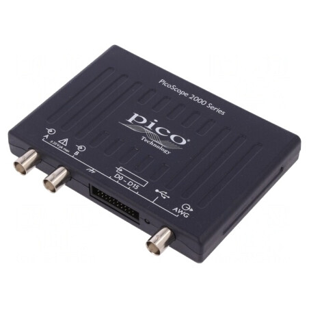 Osciloscop Digital PC 50MHz 2 Canale 1Gsps 32Mpts 20V 8bit PICOSCOPE 2206B MSO | Electronic-mag.ro | Componente Electronice