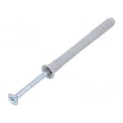 Plastic Anchor with Screw 8x80 Zinc-Plated Steel 100pcs | Electronic-mag.ro | Componente Electronice