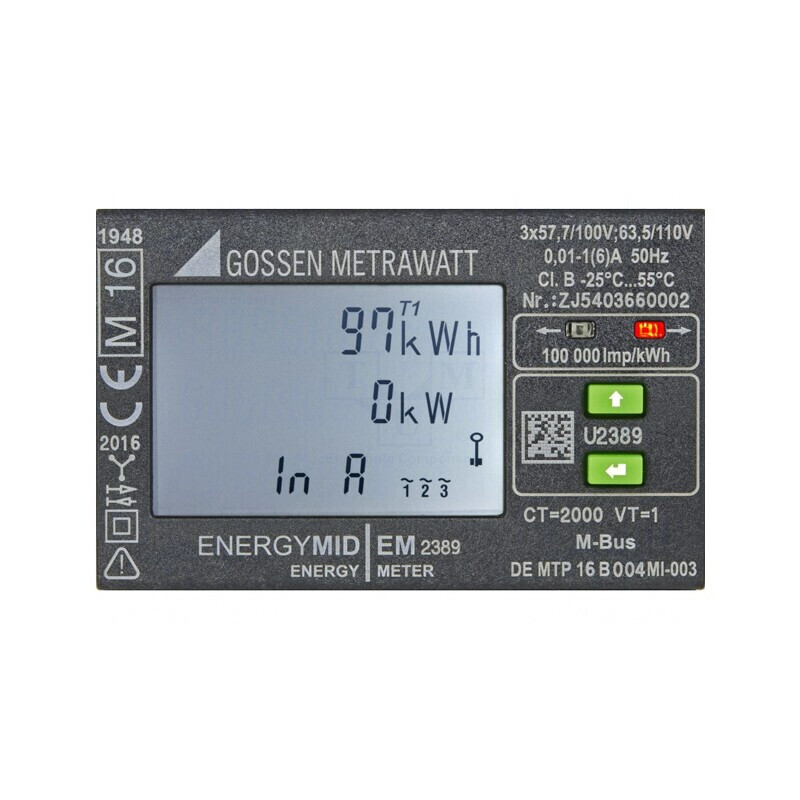 Contor digital,pentru montare pentru şină DIN LCD 230V,400V, U2389-V027 | Electronic-mag.ro | Componente Electronice Contor digital,pentru montare pentru şină DIN LCD 230V,400V, U2389-V027 | Electronic-mag.ro | Componente Electronice