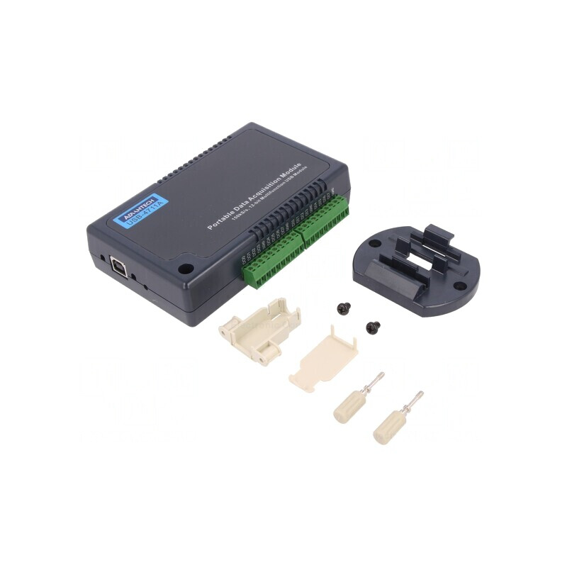 Modul Intrări/Ieșiri Analogice USB 2.0 pentru Șină DIN | Electronic-mag.ro | Componente Electronice