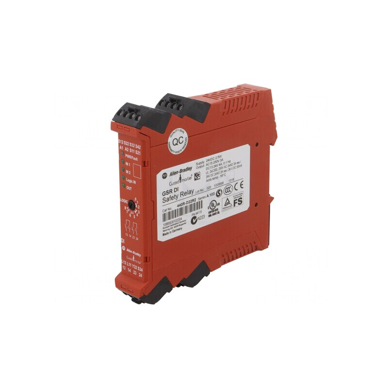 Releu de Siguranță GSR 24V AC/DC, 4 Intrări, 2 Ieșiri | Electronic-mag.ro | Componente Electronice