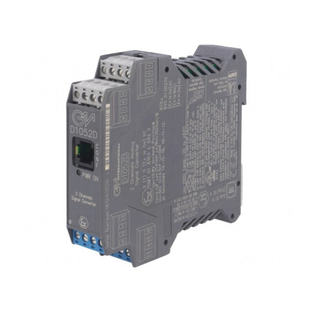 Adaptor de Semnale Analogice pentru Șină DIN 10-30VDC IP20 | Electronic-mag.ro | Componente Electronice