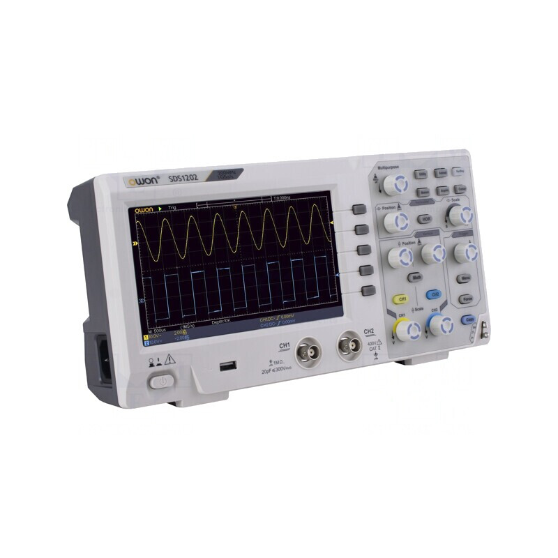 Osciloscop Digital 2 Canale 200MHz 1Gsps LCD 7" | Electronic-mag.ro | Componente Electronice