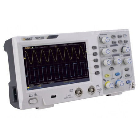 Osciloscop Digital 2 Canale 200MHz 1Gsps LCD 7" | Electronic-mag.ro | Componente Electronice