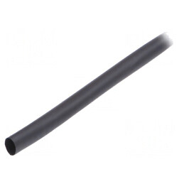 Manșon termocontractabil negru 9,5mm 150m | Electronic-mag.ro | Componente Electronice