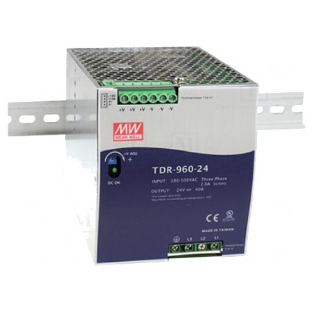 Alimentator Pulsatoriu DIN 960W 24V 40A | Electronic-mag.ro | Componente Electronice