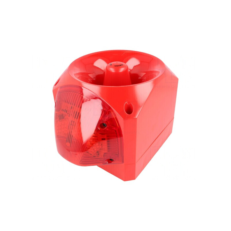 Semnalizator Luminos și Acustic Roșu Nexus Voice 24VDC IP66 | Electronic-mag.ro | Componente Electronice