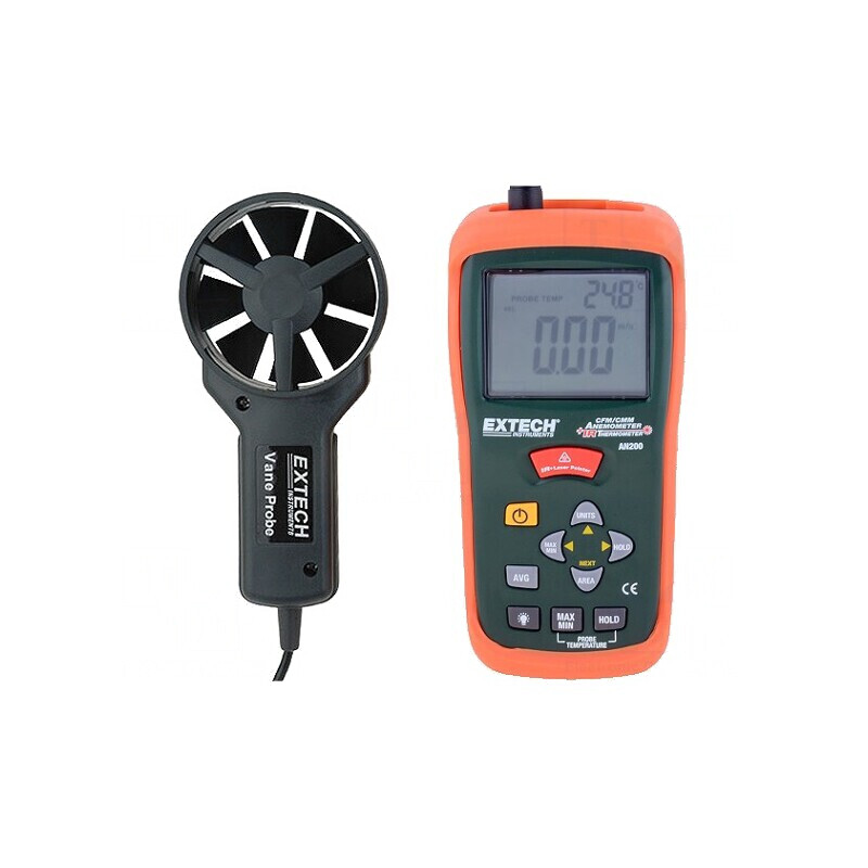 Termoanemometru LCD 0,4-30 m/s -10-60°C cu Memorie de Măsurare AN200 | Electronic-mag.ro | Componente Electronice
