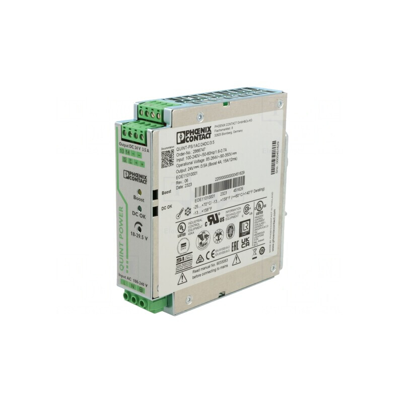 Alimentator Pulsatoriu 84W 24VDC 3,5A IP20 pentru Șină DIN | Electronic-mag.ro | Componente Electronice
