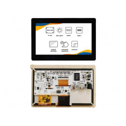 Ecran TFT 7" 1024x600 LED RGB | Electronic-mag.ro | Componente Electronice