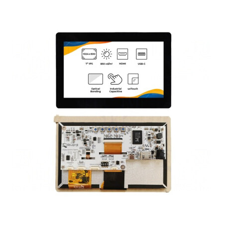 Ecran TFT 7" 1024x600 LED RGB | Electronic-mag.ro | Componente Electronice