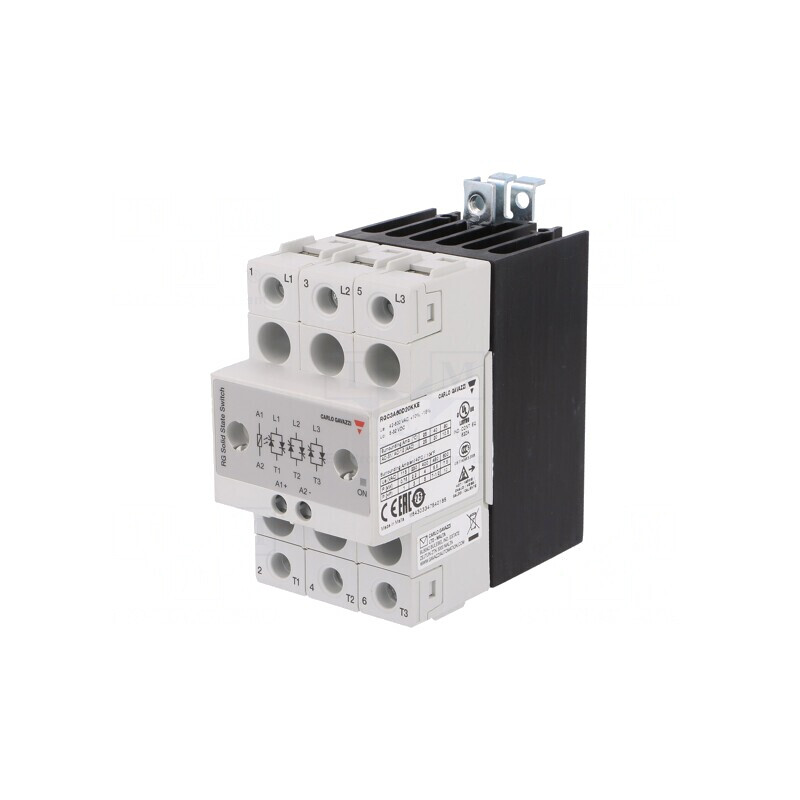Releu semiconductor 20A 3-fazat 42-660VAC | Electronic-mag.ro | Componente Electronice