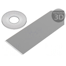 Cablu Bandă Neecranat PVC 50x26AWG 1,27mm 100FT | Electronic-mag.ro | Componente Electronice