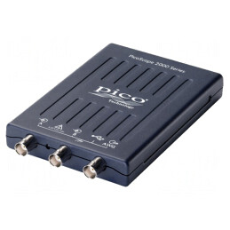 Osciloscop PC 10MHz 2 Canale 8bit 20V Picoscope 2204A | Electronic-mag.ro | Componente Electronice