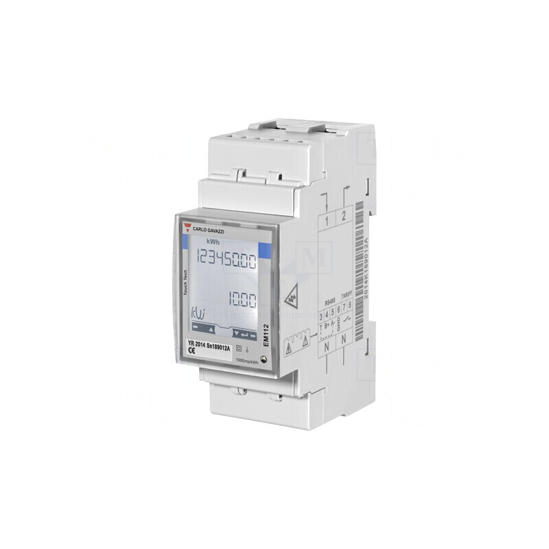 Contor Digital Monofazat pentru Șină DIN cu Ecran LCD | Electronic-mag.ro | Componente Electronice