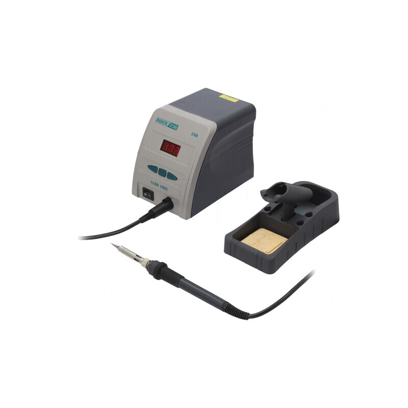 Stație de lipit 90W 80-480°C ESD LED QUICK 236 | Electronic-mag.ro | Componente Electronice
