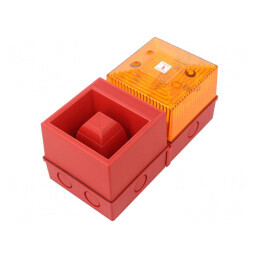 Sirena cu Lumină Flash 230VAC | Electronic-mag.ro | Componente Electronice