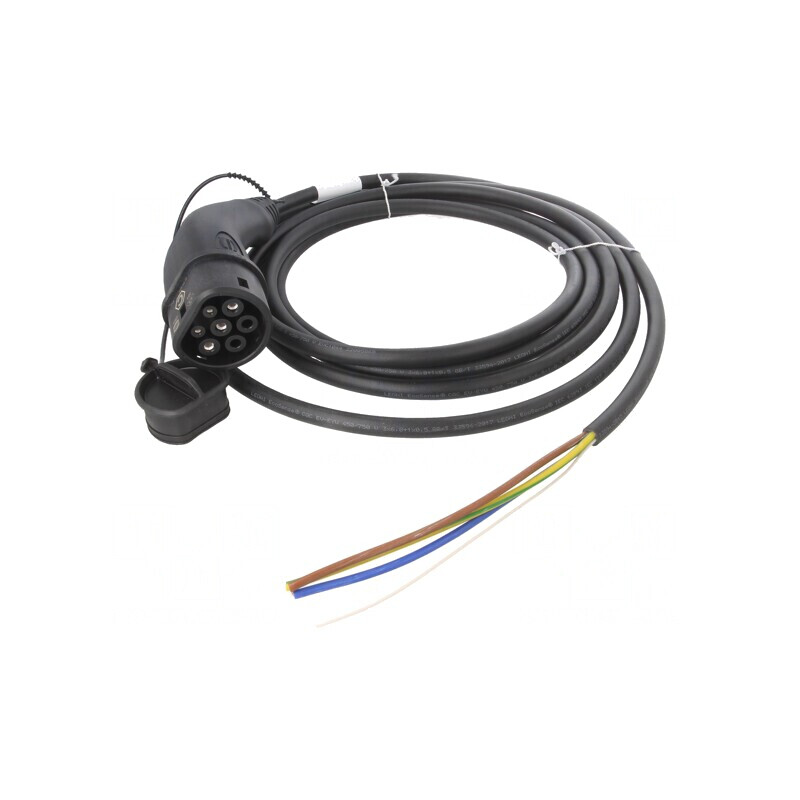 Cablu eMobility Tip 2 5m 32A 250V 7.4kW IP44 | Electronic-mag.ro | Componente Electronice