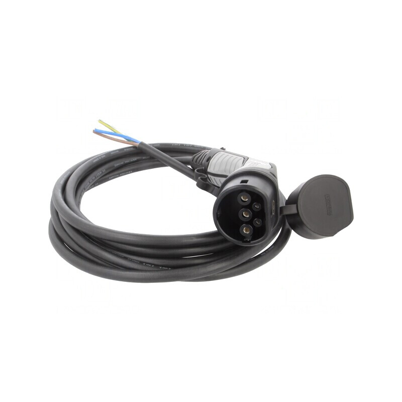 Cablu eMobility Tip 2 5m 32A Monofazat 250V 8kW IP44 | Electronic-mag.ro | Componente Electronice Cablu eMobility Tip 2 5m 32A Monofazat 250V 8kW IP44 | Electronic-mag.ro | Componente Electronice