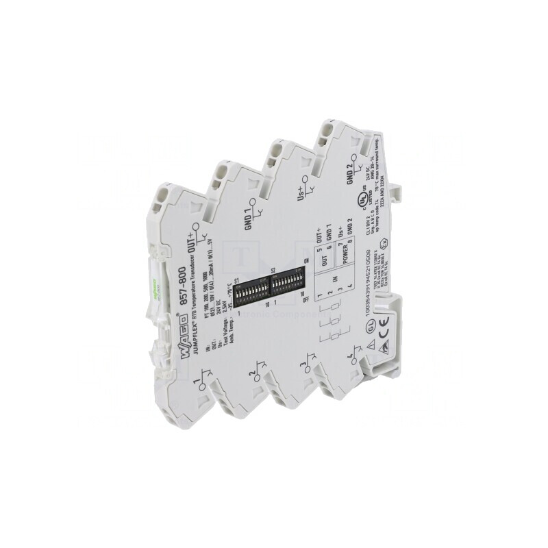 Adaptor de temperatură pentru șină DIN RTD 0-4,5kΩ | Electronic-mag.ro | Componente Electronice