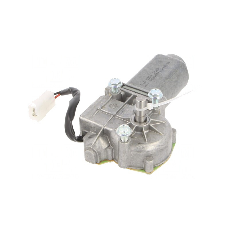Motor DC 24V 38rpm cu transmisie melc 2Nm | Electronic-mag.ro | Componente Electronice