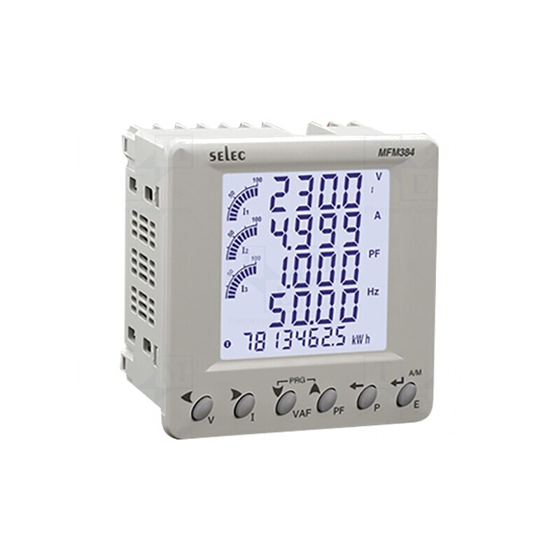 Aparat de Măsură Parametri Rețea LCD 6A MFM384 | Electronic-mag.ro | Componente Electronice