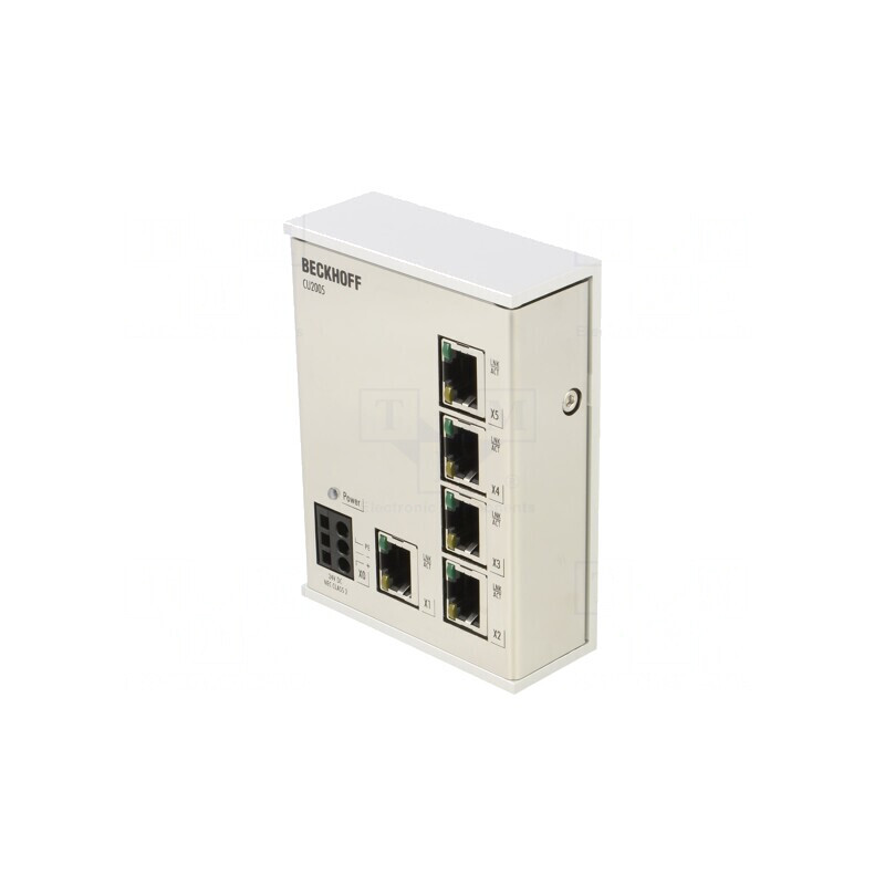 Switch Ethernet Neadministrabil 5 Porturi RJ45 24VDC | Electronic-mag.ro | Componente Electronice