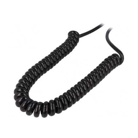 Cablu Spiralat H07BQ-F 5G1,5mm2 PUR Negru | Electronic-mag.ro | Componente Electronice