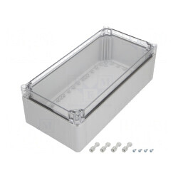 Carcasă Universală Policarbonat 200x400x132mm | Electronic-mag.ro | Componente Electronice