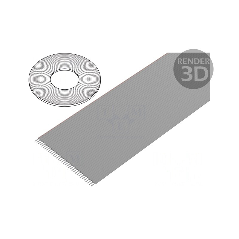 Cablu bandă 1,27mm 34x26AWG neecranat PVC 100FT | Electronic-mag.ro | Componente Electronice