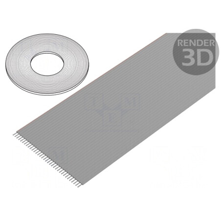 Cablu bandă 1,27mm 34x26AWG neecranat PVC 100FT | Electronic-mag.ro | Componente Electronice