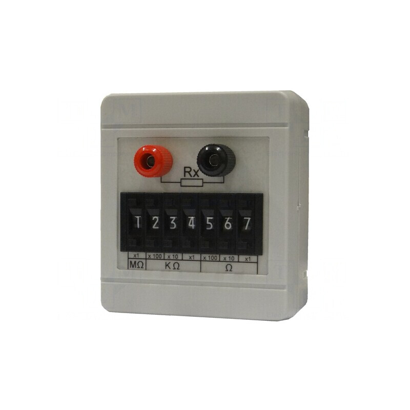 Rezistor Decadic 1-9999999Ω, 7 Intervaluri, ±1% RCL-100 | Electronic-mag.ro | Componente Electronice