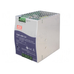 Alimentator pulsatoriu pentru şină DIN 480W 24VDC 20A | Electronic-mag.ro | Componente Electronice