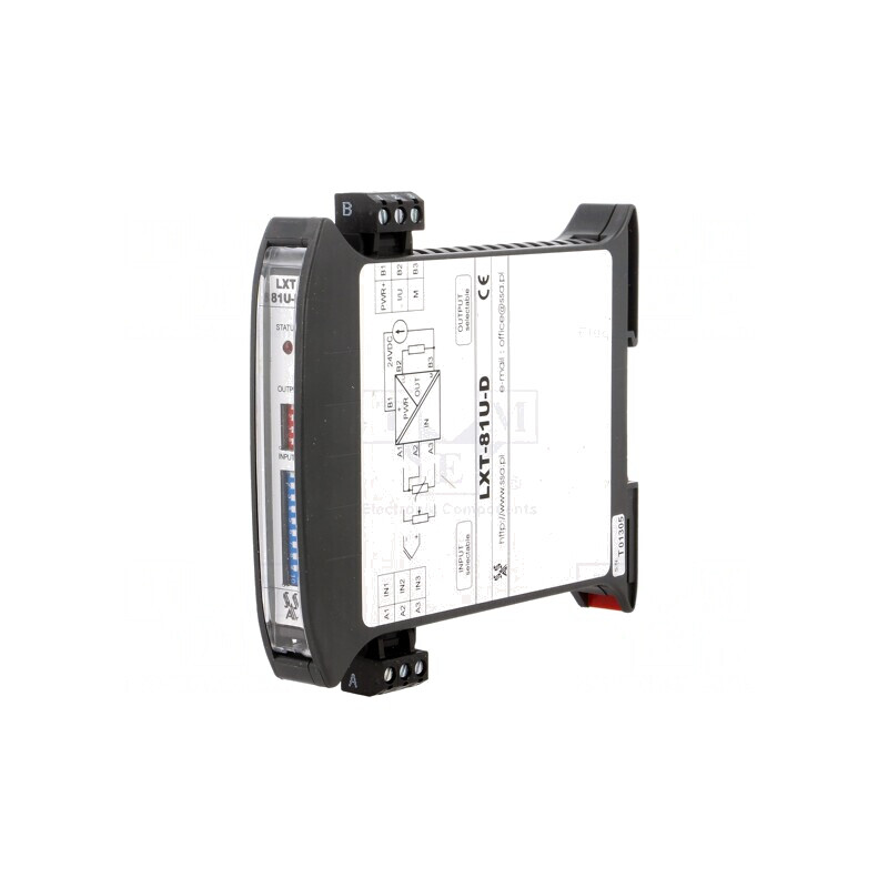 Adaptor de Temperatură 20-30VDC 0-70°C IP20 LXT-81U-D | Electronic-mag.ro | Componente Electronice