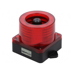 Semnalizator LED Roșu 10-30VDC IP66 | Electronic-mag.ro | Componente Electronice