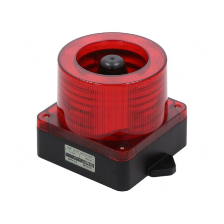 Semnalizator LED Roșu 10-30VDC IP66 | Electronic-mag.ro | Componente Electronice
