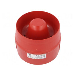 Semnalizator Acustic Roșu 230V 107dB IP65 | Electronic-mag.ro | Componente Electronice